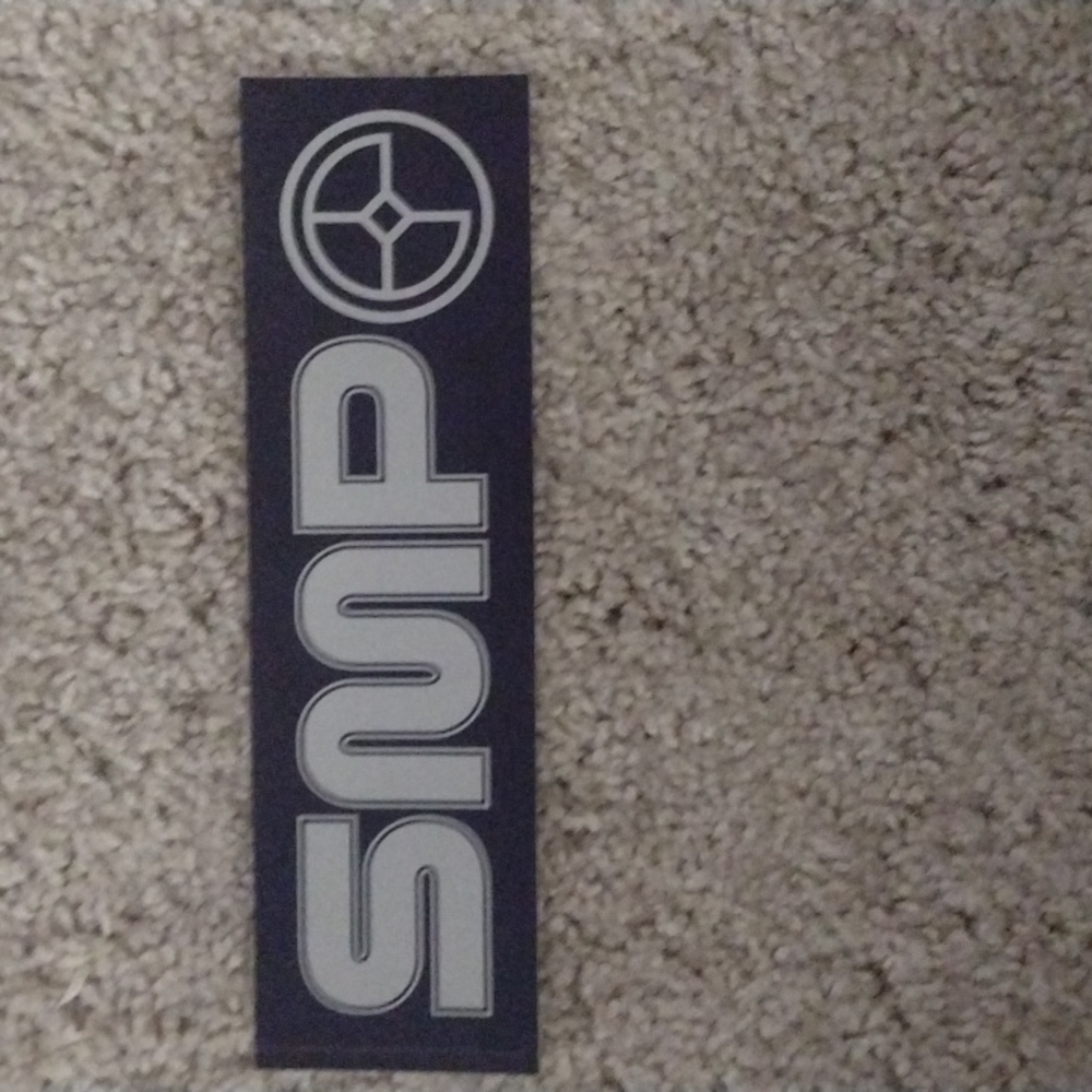 Vintage SMP   sticker new 7" inch